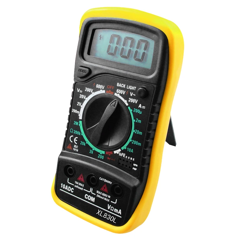 Цифровой мультиметр XL830L амперметр вольтметр тестер сопротивления тока