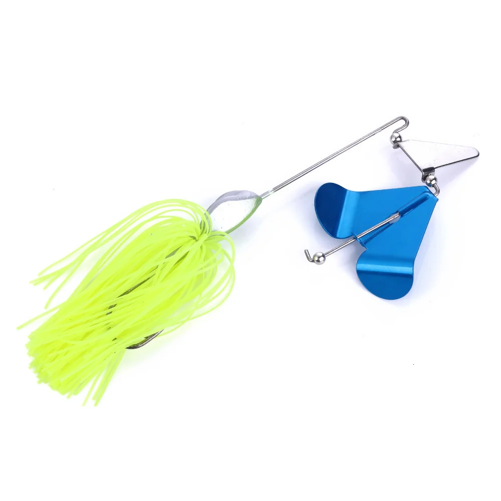 

Spinner Bait Fishing Lure Weights 22g Spinnerbait Articulos De Pesca Isca Artificial Whopper Plopper Metal Bait