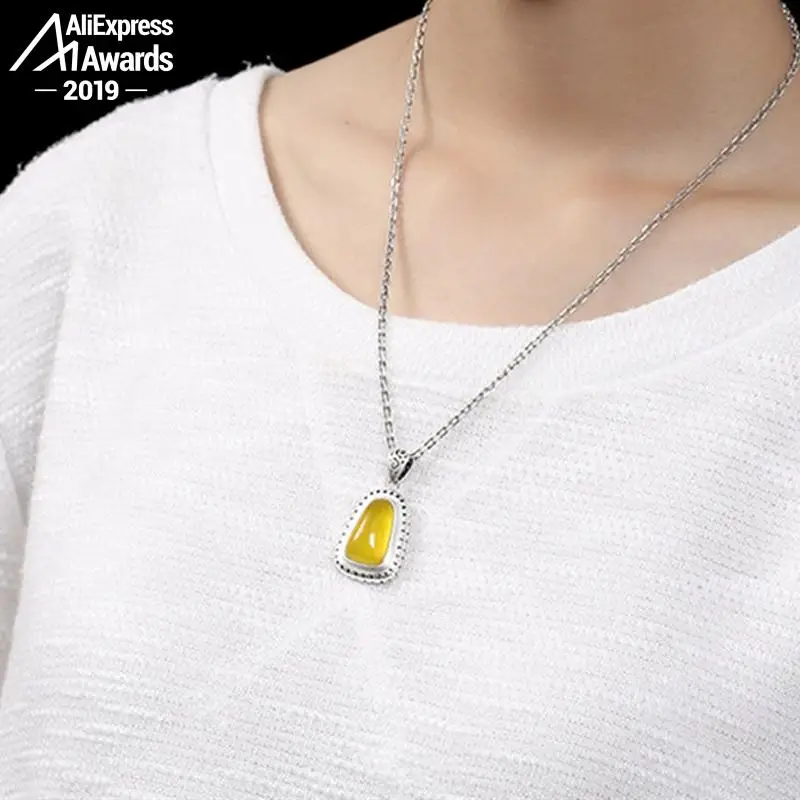 Серебро S925 пробы Израиль янтарь стюардесс ремесленник Балтийский античный узор