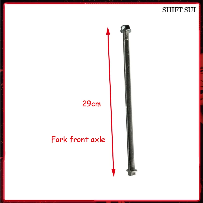 

Free Shipping Front Shock Absorber Parts For Electric Vehicles Front Axle Front Tire Axle For Citycoco Electric Scooter