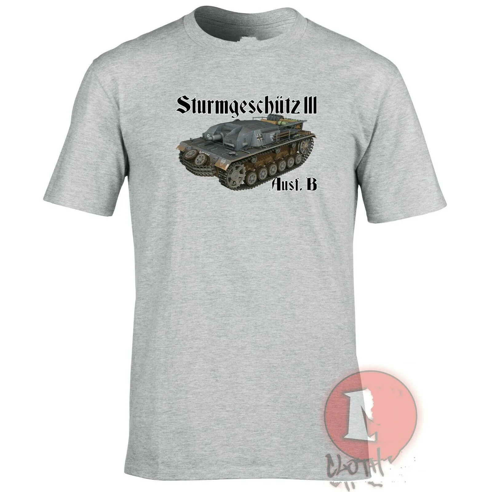 Штурмгешютц 3 Ausf. Футболка мужская хлопковая в стиле милитари с коротким рукавом