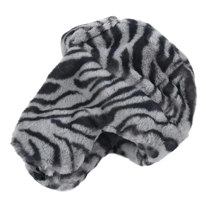 Плотная теплая зимняя шапка женская шапка-ушанка Охотничья Лыжная флисовая