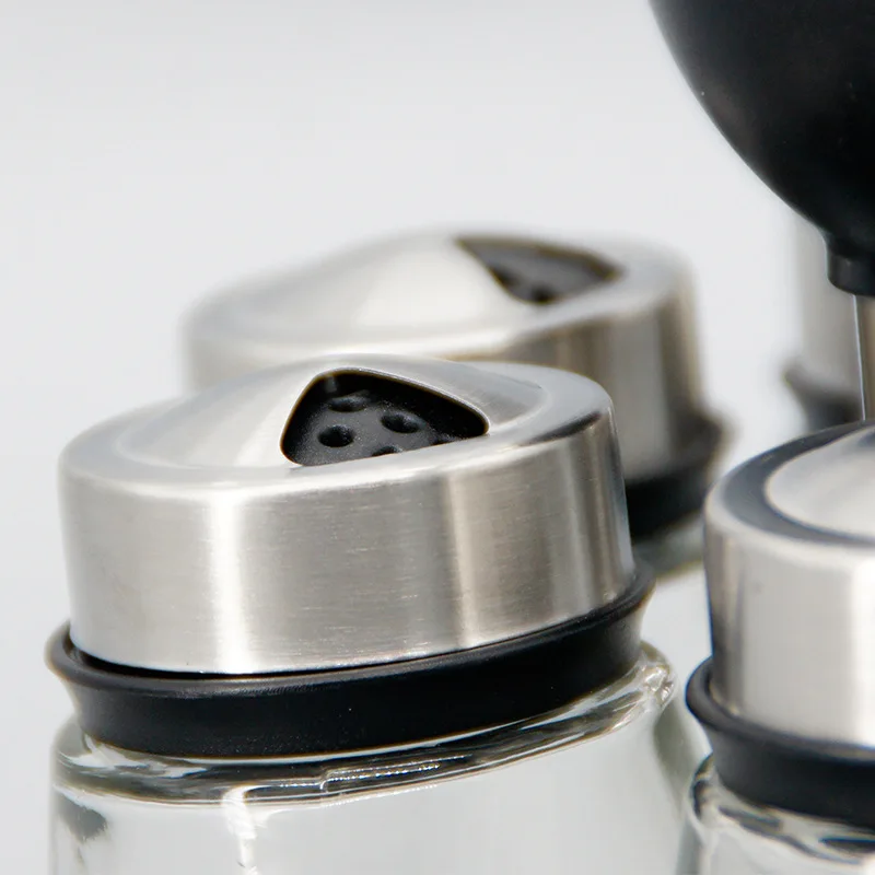 Кухонный горшок для приправ вращающаяся бутылка стеклянная коробка набор