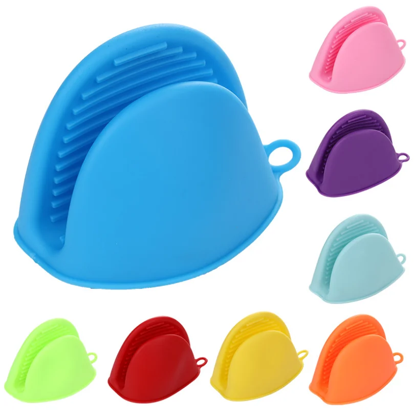 Силиконовые перчатки с зажимами против ожогов зажимы для лотков духовки