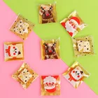 50 шт., самоклеящиеся пакеты в горошек с мультяшным рисунком