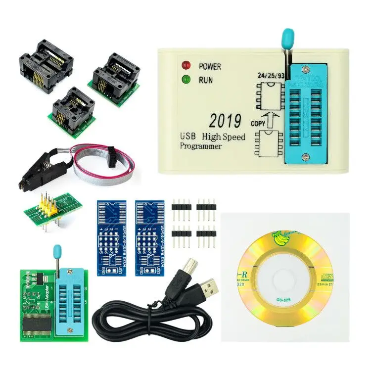 Заводская цена! Высокоскоростной USB программатор EZP 2019 SPI с поддержкой 24 25 93 EEPROM