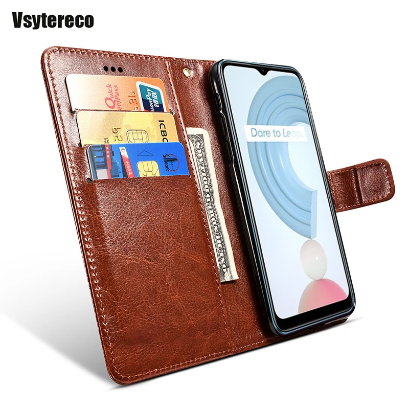 leather cover for realme 8 7 6 x7 max pro ultra phone case on realmi realme c21y rmx3261 c25s c20a c11 2021 c17 c15 c12 c3i capa free global shipping