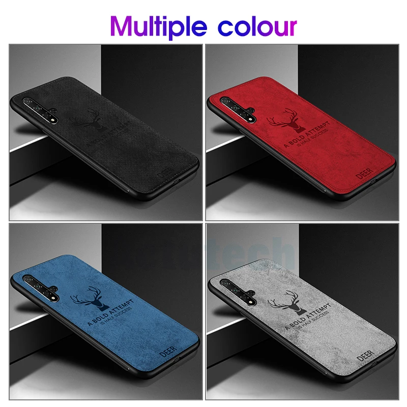 

Cloth Phone Case For Huawei Nova 5 5i Pro Y9 Y7Pro P smart 2019 Mate20 P20 P30 Pro Lite Cover Honor 9X 8C 9 10 Lite 20 Case