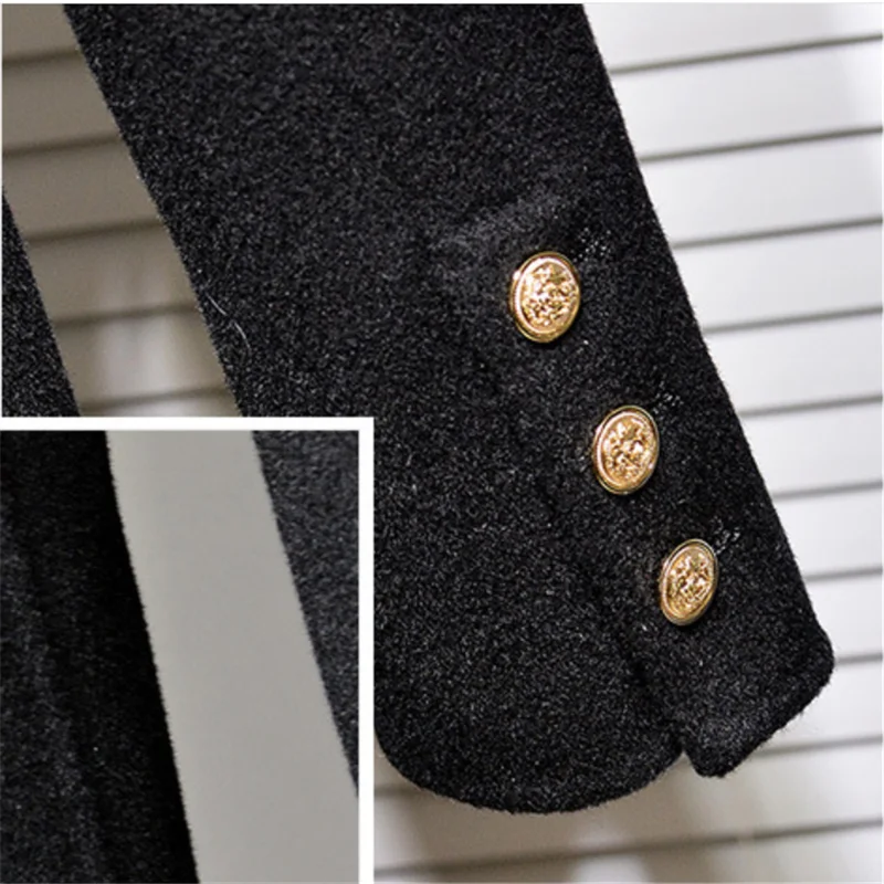 

Stylish Hepburn Wind Belt In A Long 2020 Winter Flip-Wearing Collar Double-Sided Coat Girl