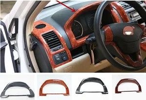 1pct ABS carbon fiber grain or wooden grain Central control instrument panel  decoration cover For Honda CRV CR-V 2007-2011