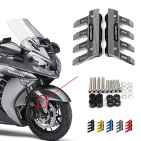 for kawasaki gtr 1400 gtr1400concours motorcycle cnc accessories mudguard side protection block front fender anti fall slider