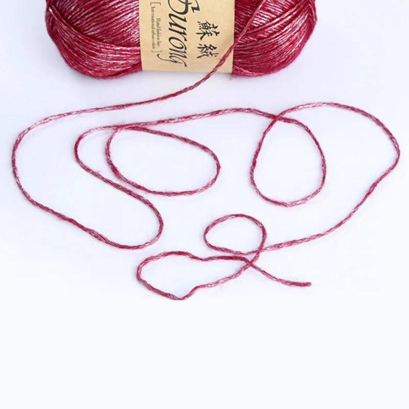 10 цветов высокое качество хлопок двойное вязание крючком Мягкая Детская