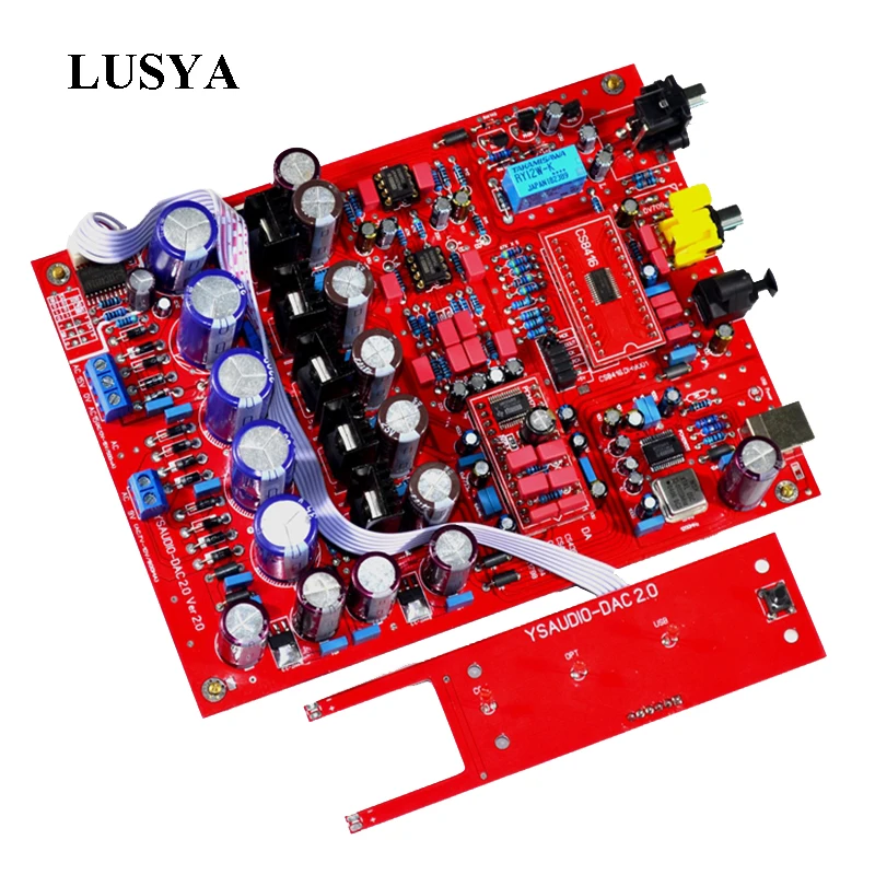 Аудио декодер Lusya PCM1794/PCM1798 CS8416 коаксиальный usb оптоволоконный ЦАП 24 бит 192K