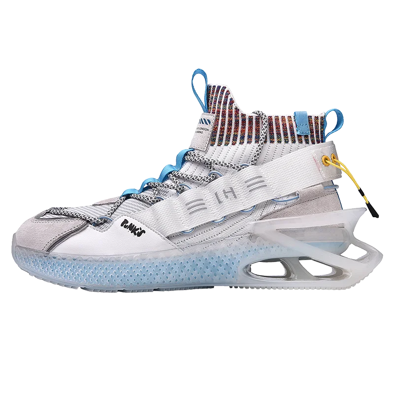 Мужские туфли на шнуровке универсальные дышащие смешанных цветов с круглым