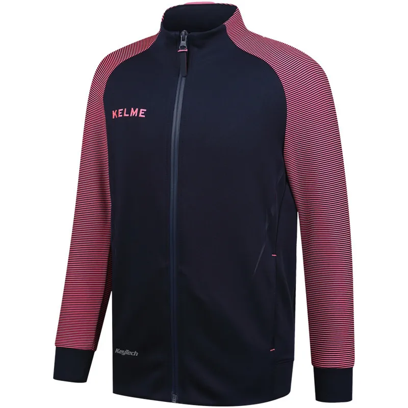KELME/Детская спортивная куртка; Survetement; куртка с длинными рукавами для футбола; тренировочное пальто для мальчиков; 3873300 - Цвет: Fluorescent RoseRed