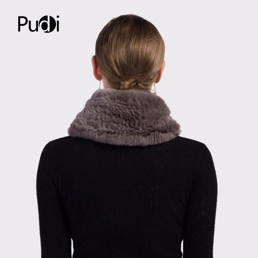 

Aorice SF703 Winter Women's Real Rex Rabbit Fur Scarf New Fashion Girl's Fur Long Style Scarves Muffler Shawl Neckerchief