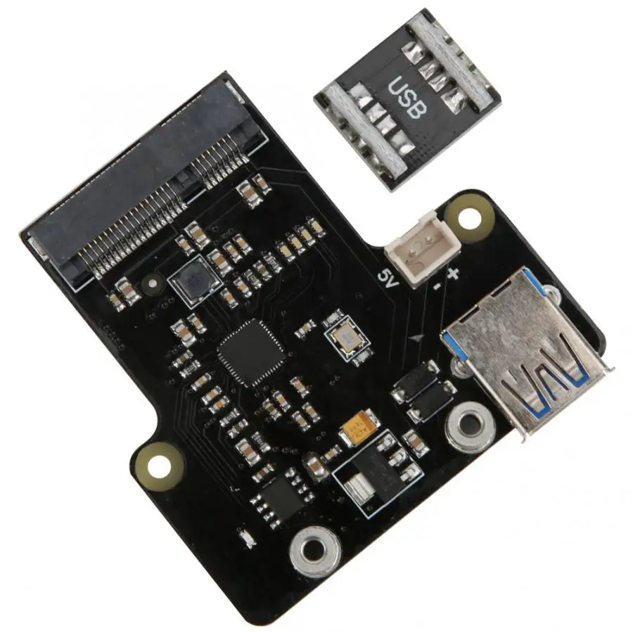 Плата расширения для жесткого диска X850 mSATA SSD поддерживает ТБ Raspberry Pi 3B +. |