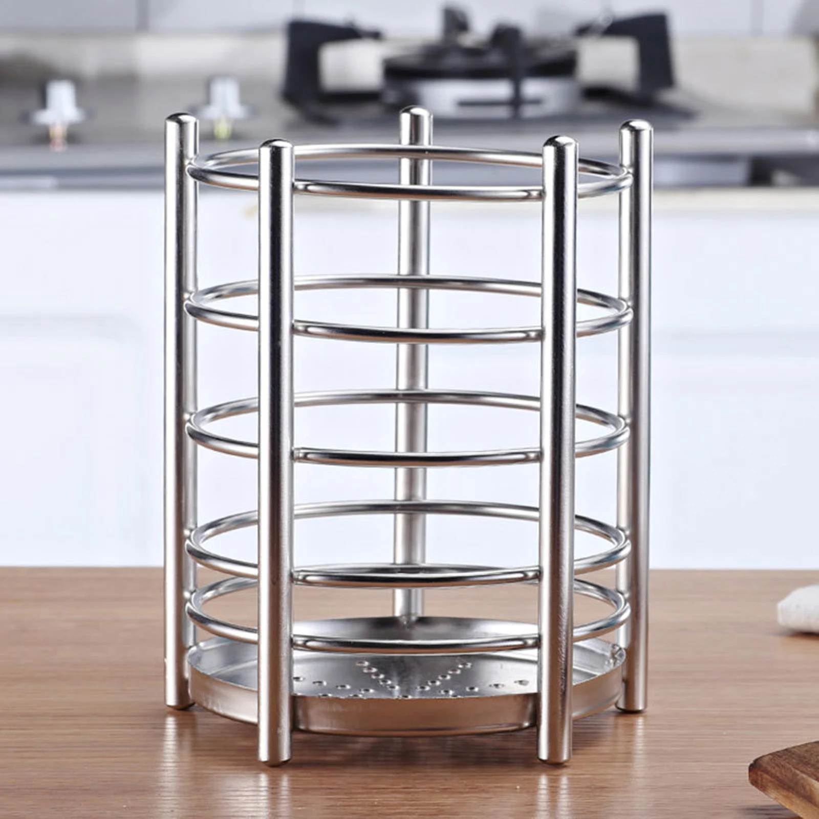 

Chopsticks rack drain Storage Stainless Steel Cutlery Holder Drainer Spoon Fork Chopstick Organizer tube hanger jar jug cage