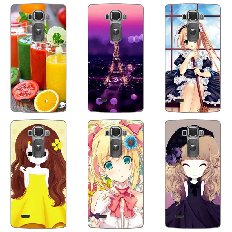Чехол Funda для LG G Flex 2 H955 LS996 H950, Мягкая силиконовая задняя крышка для LG FLEX2, чехол для телефона с принтом милых животных и цветов