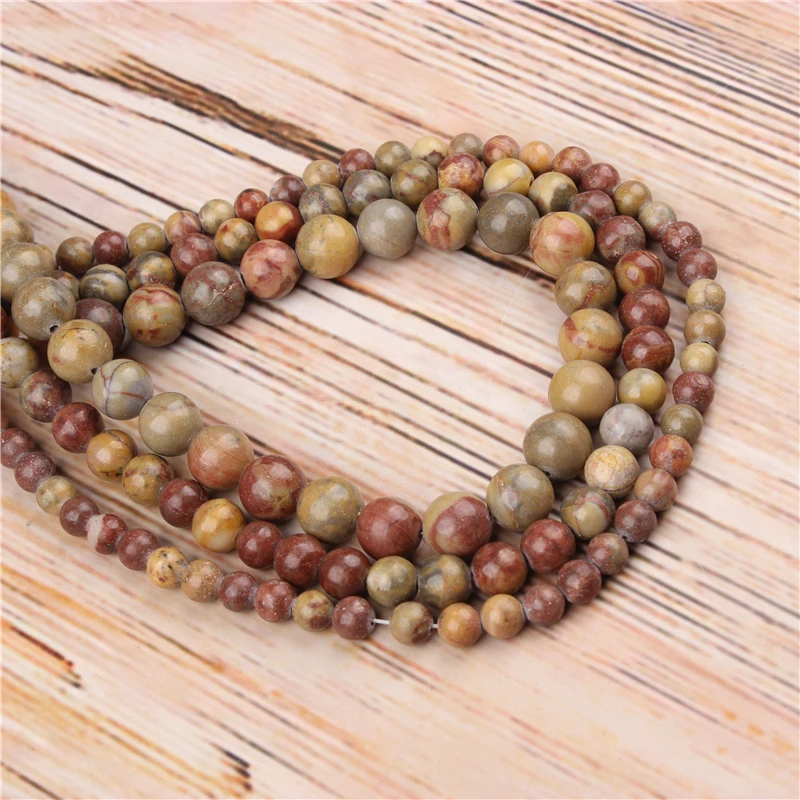 

Wholesale Korean Pine 4/6/8/10/12mm Natural Loose Beads Round Jewelry Bracelet Necklace DIY Production