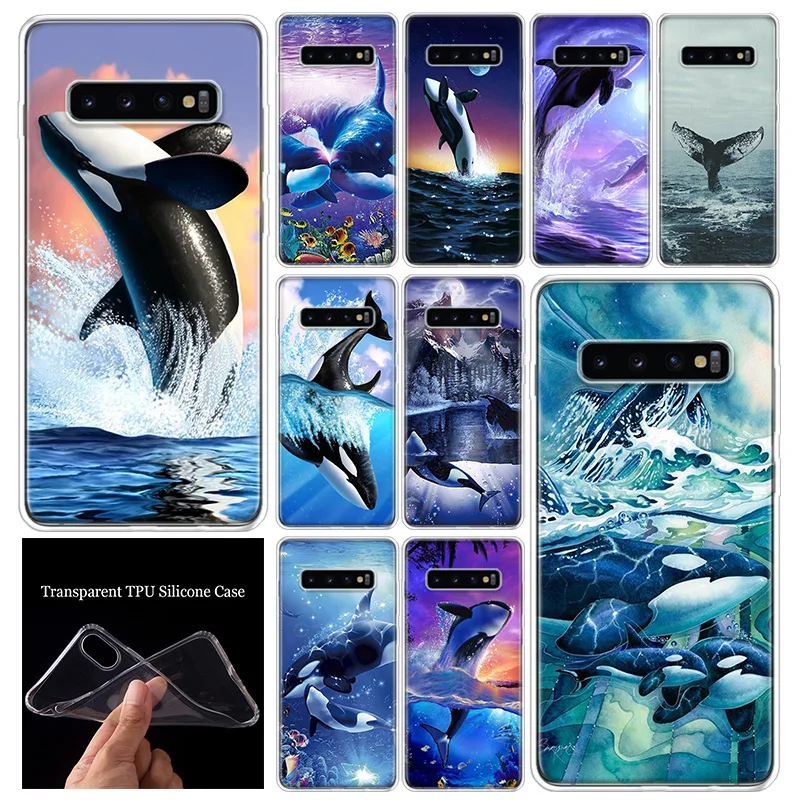 Чехол для телефона Sea Orcinus орка чехол Samsung Galaxy S10 S21 S20 FE Note 10 9 8 S9 S8 S7 Plus Ultra Lite Pro + |