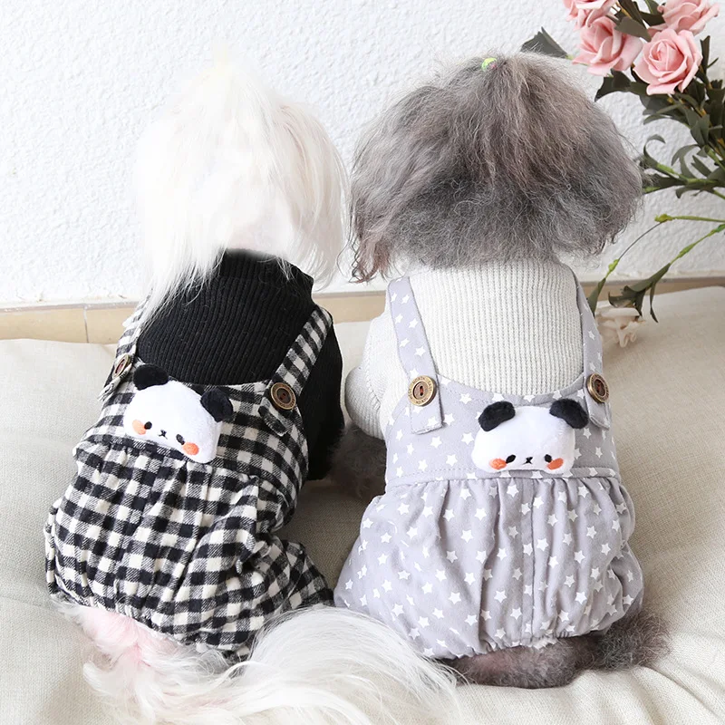 Одежда для собак и пар комбинезон платье зимняя одежда кошек мальчиков женщин