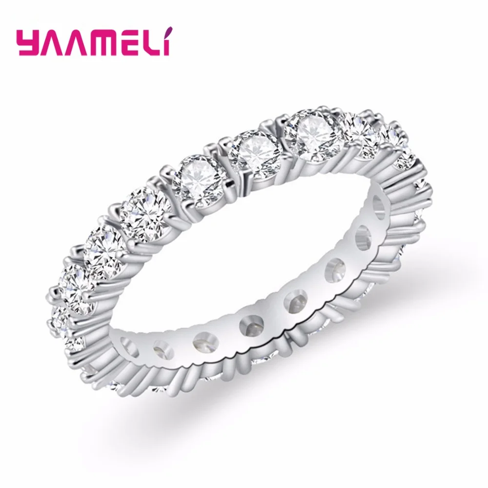 Сверкающие обручальные кольца Стразы с австрийским кристаллом для мужчин и