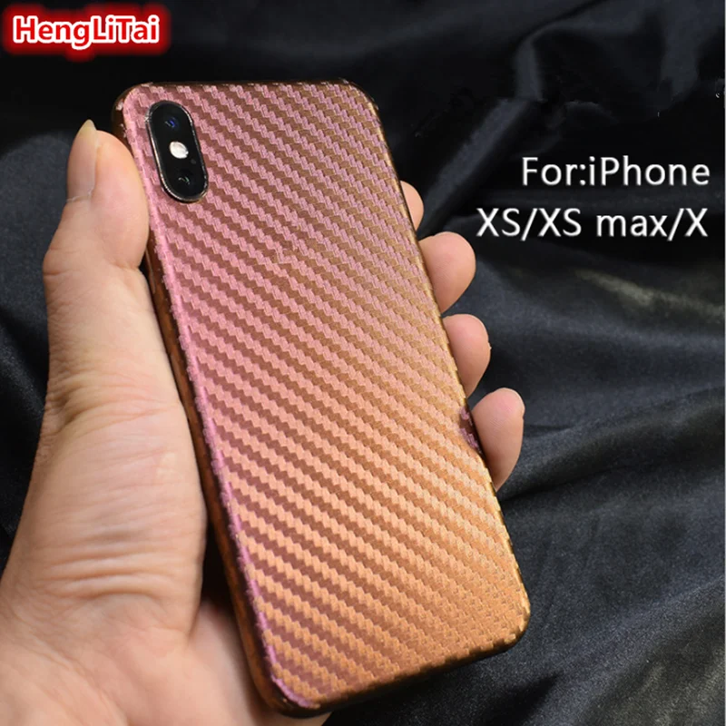 3D затенение цвет углеродного волокна задняя крышка кожи Защитная наклейка