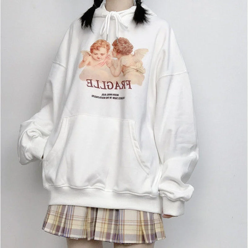 

Женская осенне-зимняя свободная тонкая Толстовка