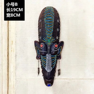 Креативные африканские маски acrafts подвесной брусок украшение из смолы подвеска