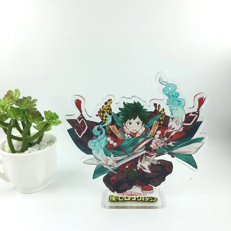 Аниме My Hero Academy брелок Midoriya Izuku Ochaco Uraraka Bakugou Katsuki Todoroki Shoto Милый Забавный акриловый брелок для ключей