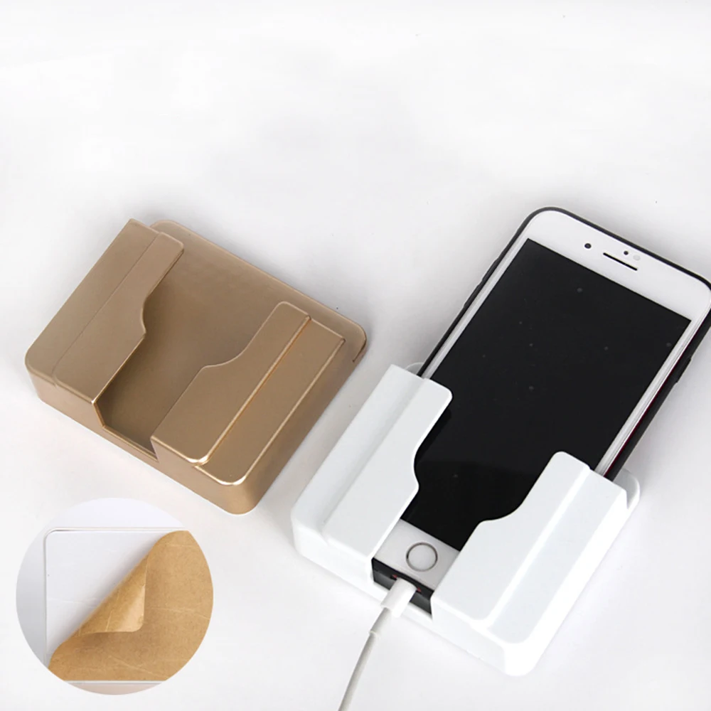 1 шт. Зарядное устройство полка держатель телефона практичная домашняя настенное