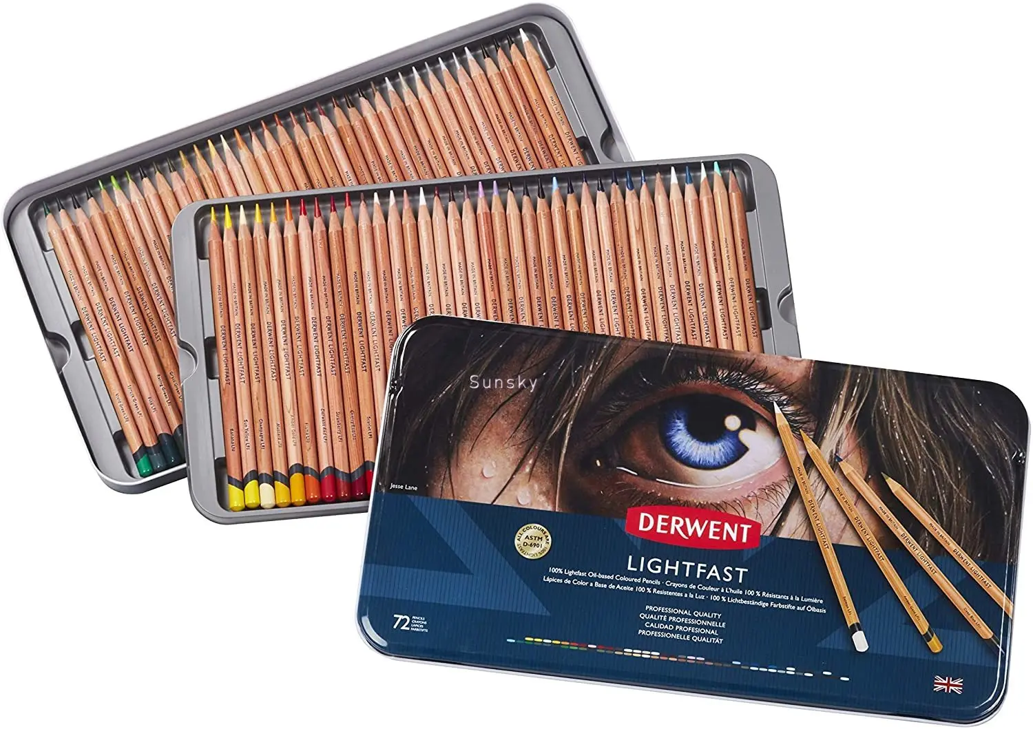 Перманентный светлый 72 сердечника Lapis De Cor разноцветные карандаши derbeen
