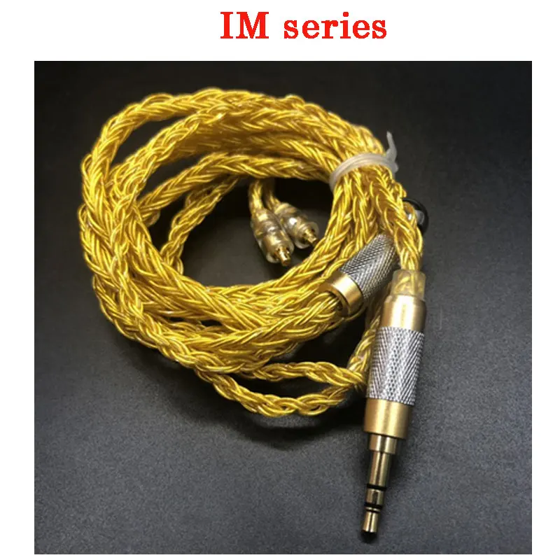 IM Series JC16 6N OFC 16 акций 480 ядер наушники Обновление кабель для se215 se535 0,78 мм IE80 MMCX IM A2DC ZSN QDC UE серии - Цвет: IM Series