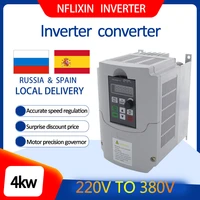 nf vfd 220v to 380v 0 751 52 24 kw 2hp variable frequency drive cnc drive inverter converter for 3 phase motor speed control