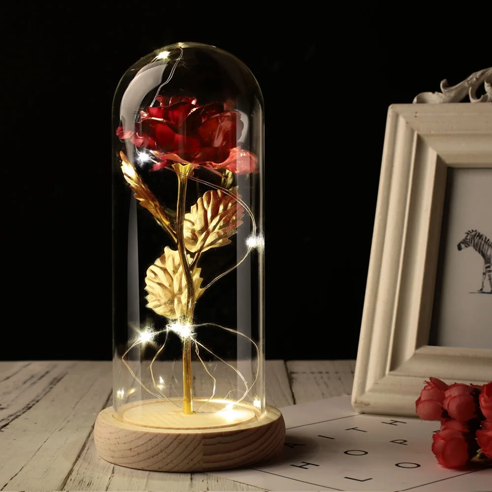 

2020 Original Party Wedding Valentine Gift Rose In Glass Dome Beauty Rose Forever Rose Preserved Rose Special Romantic Gift