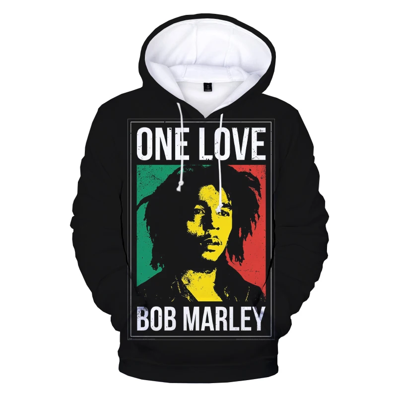 

2020 Bob Marley 3D Prited Hoodies Sweatshirts Women/Men Reggae Sweatshirts 3D Printed Pullover Unisex Harajuku Hip hop Hoodies