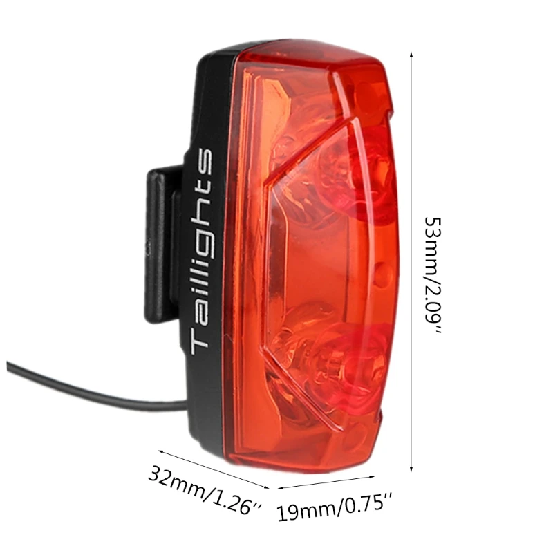 

Bicycle Taillights Warning Lamp Bike Tail Light Self-Powered Magnetic Induction Cycling Accessories