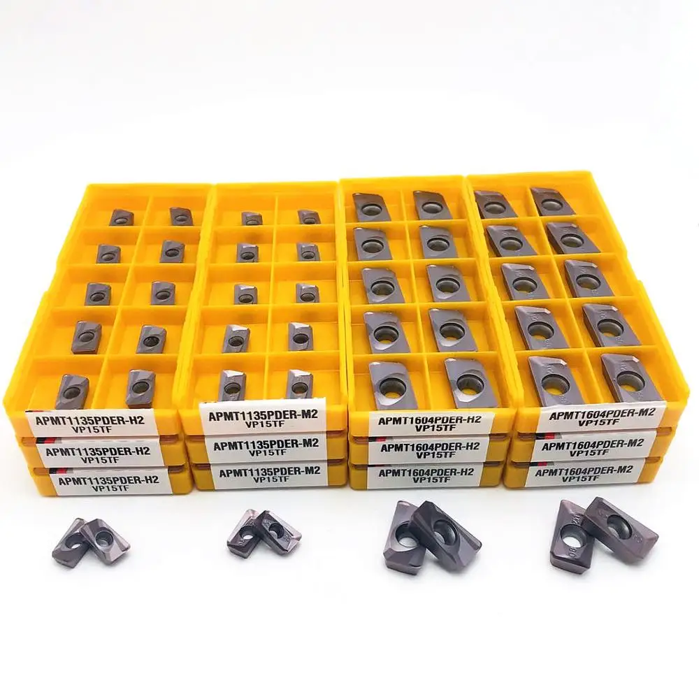 APMT1604 APMT1135 PDER M2 H2 VP15TF карбидная вставка фреза APMT 1135 Концевая токарный станок с