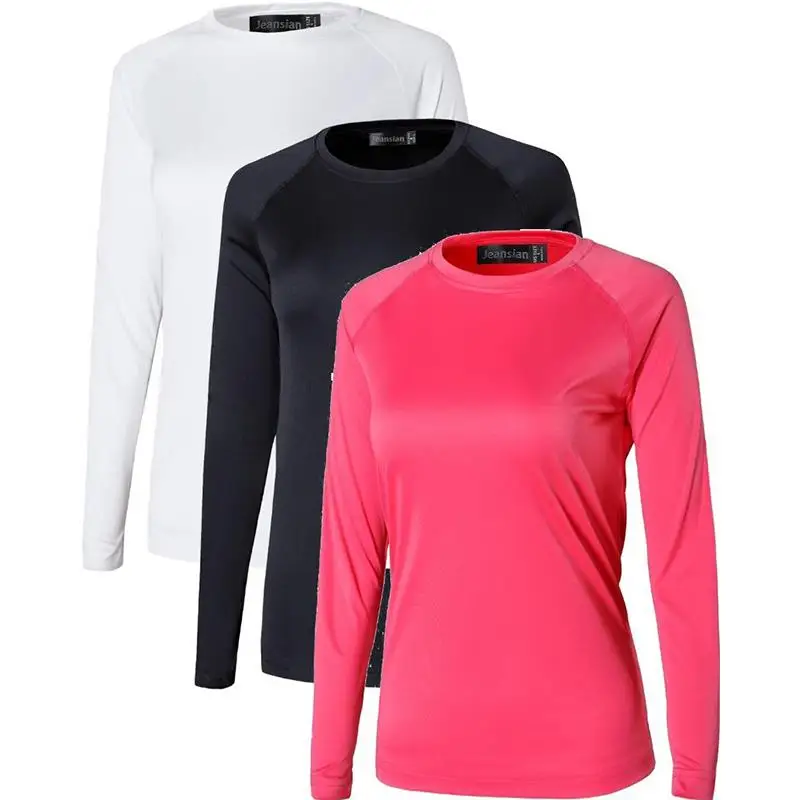 Jeansian по 3 предмета в комплекте женские UPF50 + УФ Спорт на открытом воздухе Футболка