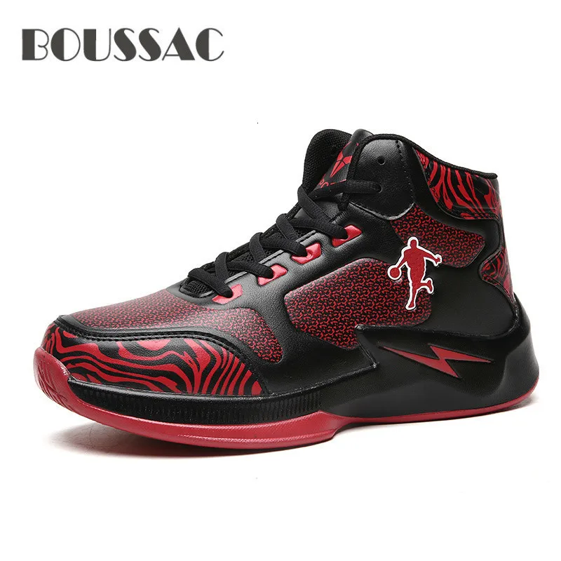 BOUSSAC Мужская Баскетбольная обувь культура Jordan с высоким берцем спортивная