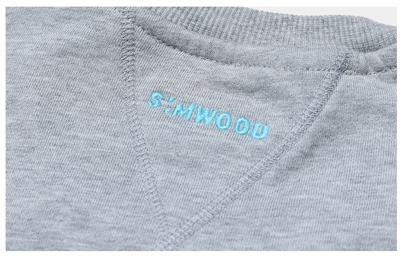 Мужское худи из хлопка SIMWOOD, модный пуловер с принтом в стиле хип-хоп, брендовая уличная одежда, модель 180365 на осень и зиму