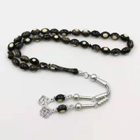 black resin tasbih mans bracelet 33 prayerbeads islamic gift for man fashion rosary kuwait masbaha new design misbaha rosary