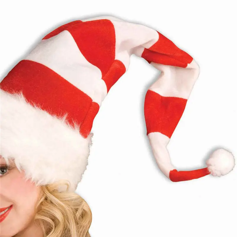 Рождественская шапка 2021 года "Plush Elf Santa" для украшения шапок индейки на новогоднюю вечеринку Xmas Party.