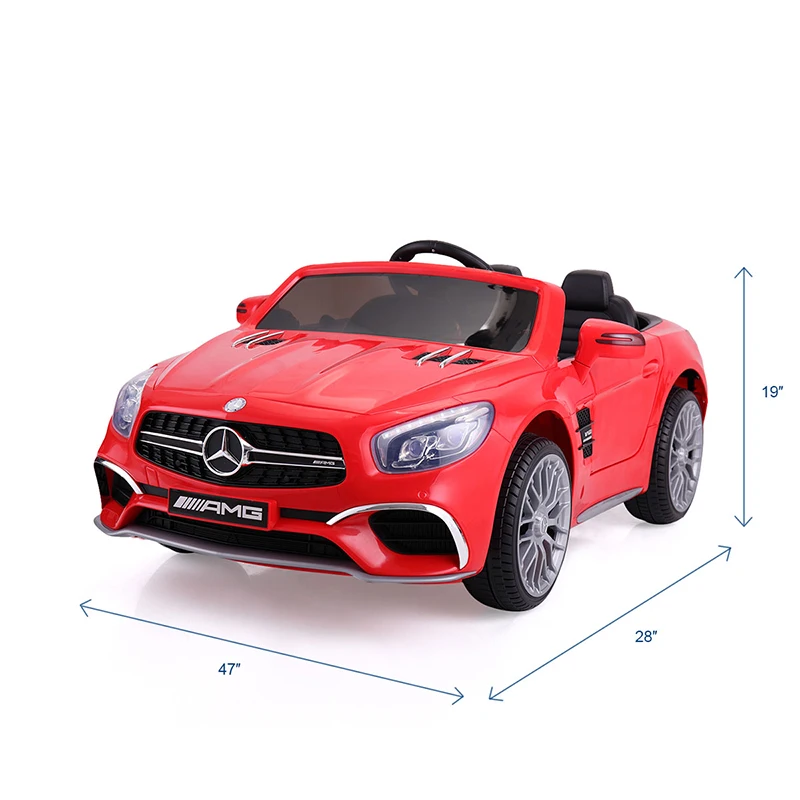 Electric Children Ride On Car Licensed Mercedes Benz Vehicles Toys 12V Power Battery AMG GT Play With Remote Control T0825 | Игрушки и