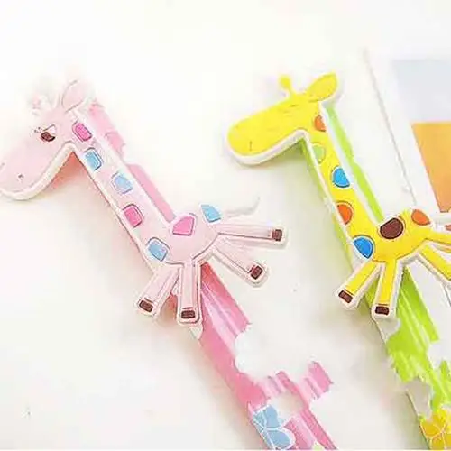 4 шт./компл. шариковая ручка смешанных цветов с милым мультяшным жирафом 0 5 мм