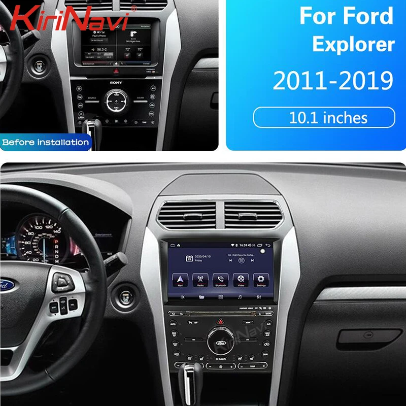 Автомагнитола Kirinavi Android 11 для Ford Explorer 2011-2019 автомобильный Dvd мультимедийный плеер