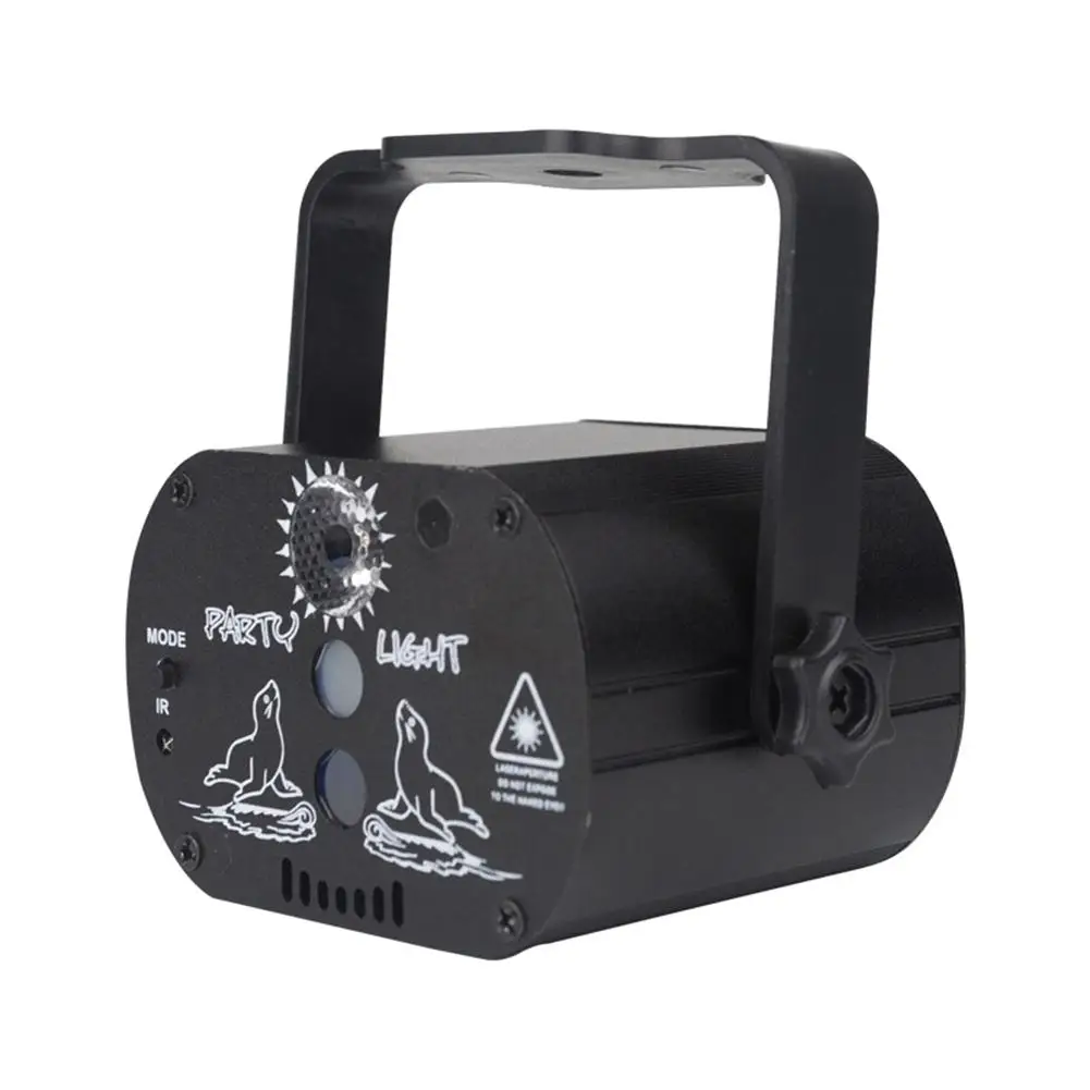 

Rechargeable LED Laser Projector Light Mode transformation Convenient and Fast Voice-activated Club DJ Disco Stage Light