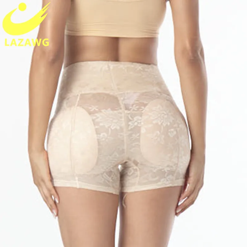 

LAZAWG животик Управление шорты увеличитель ягодиц, нижнее белье, трусы, нижнее Белье формочек кружева Корректирующее белье Высокая талия при...