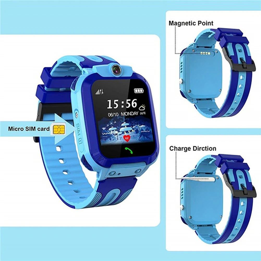 Children Anti-lost IP67 Voice Chat Smart Watch Waterproof Positioning Bracelet GPS Tracker Birthday Gift for Kids | Электроника